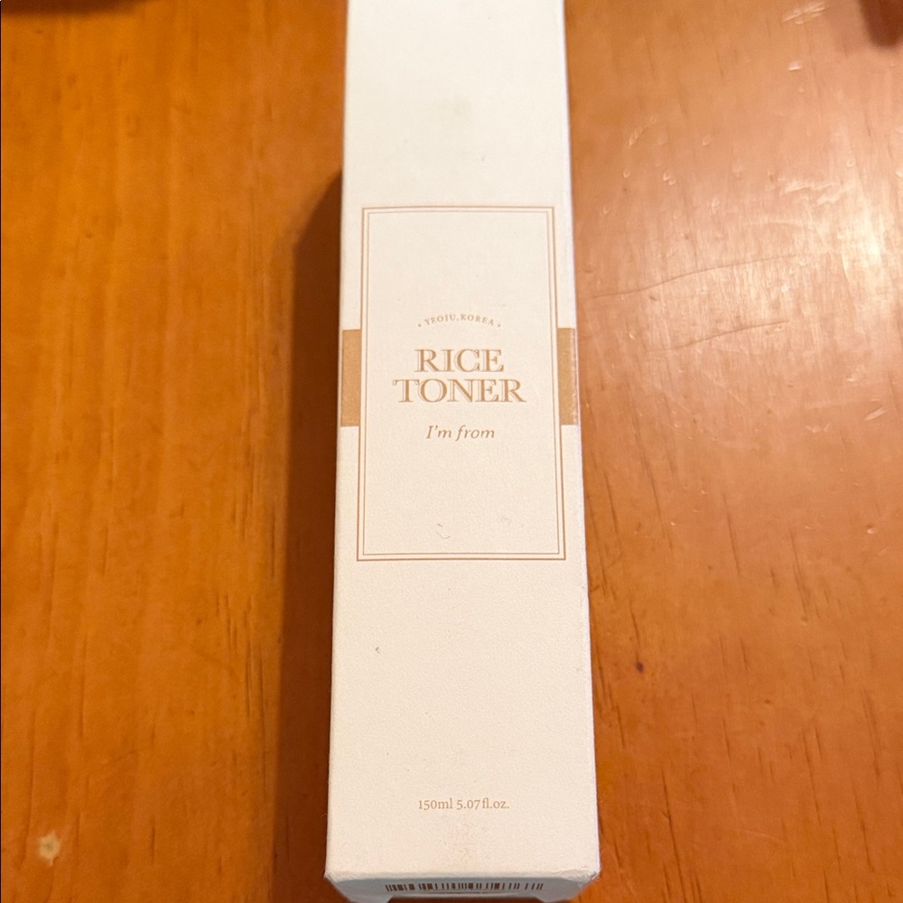 Rice Toner - White and Gold